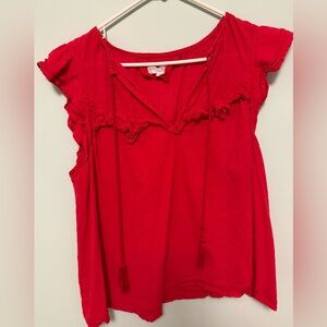Emerson Fry India Collection Scarlet Top